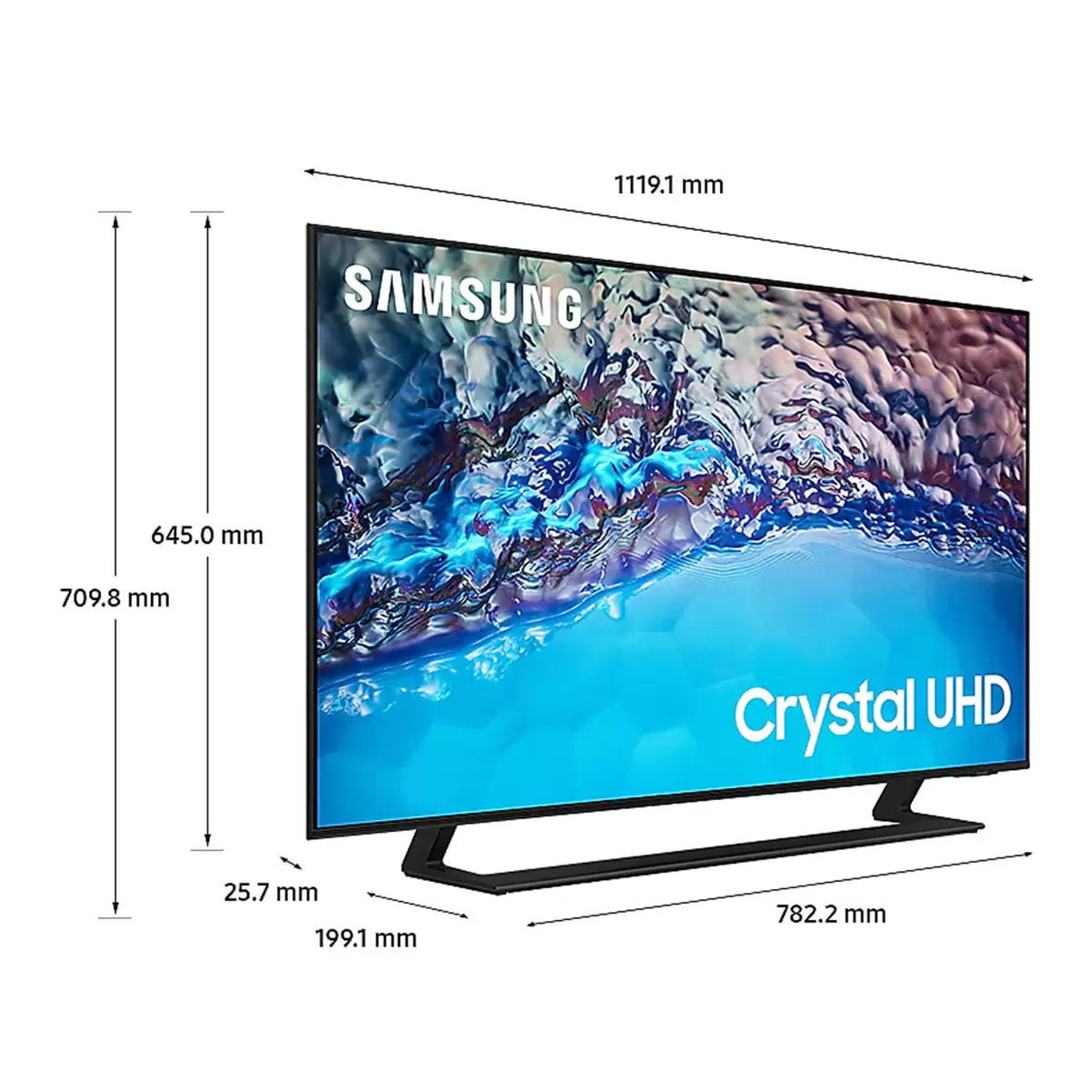 Samsung 50吋4K Crystal UHD 電視 UA50BU8500WXZW + 藝術展架 VG-SESB11K