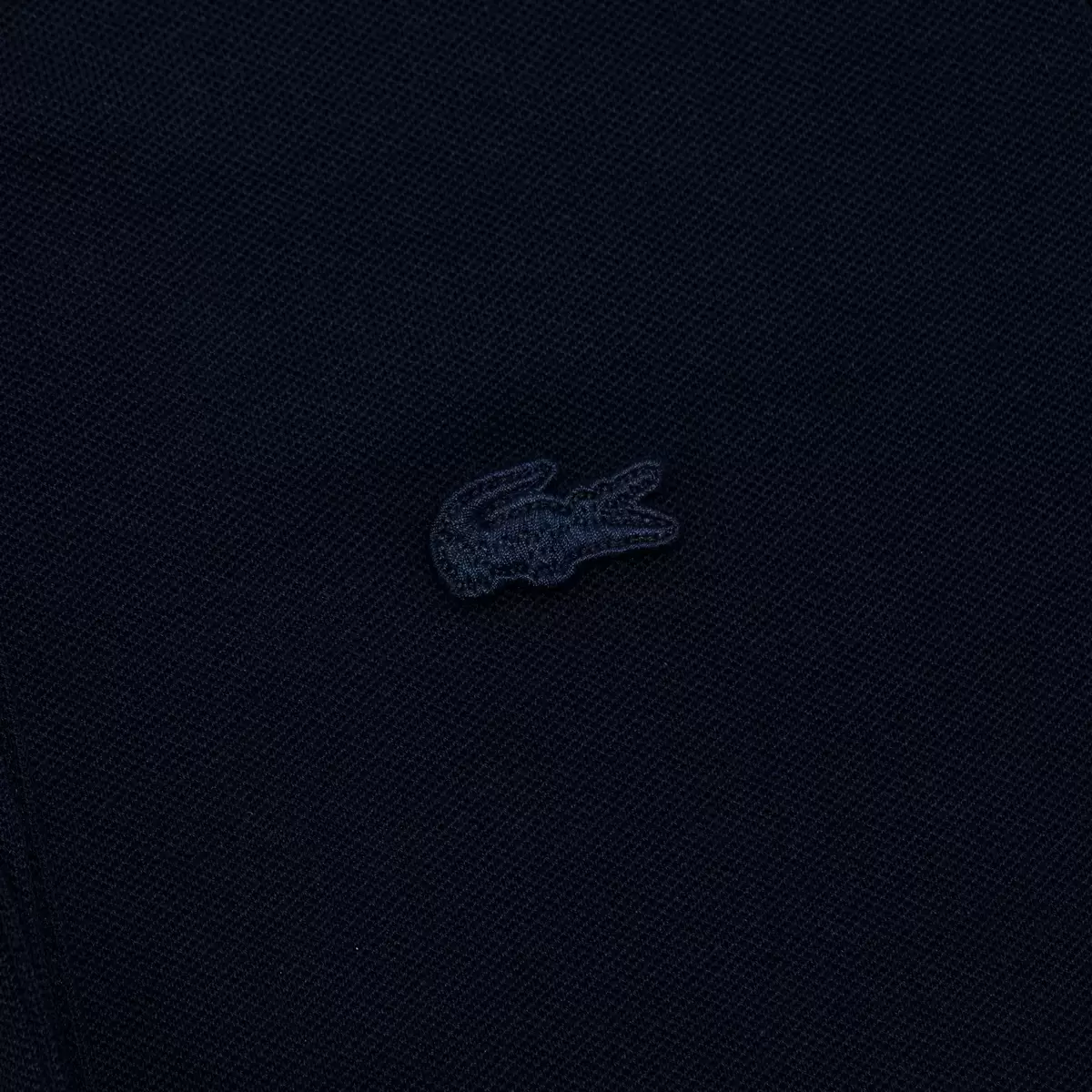 Lacoste 女棉質彈性短袖Polo衫 深藍 36