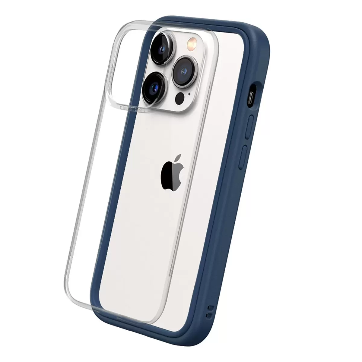 犀牛盾 iPhone 14 Pro MOD NX 防摔手機殼 + 9H 3D滿版螢幕玻璃保護貼 海軍藍