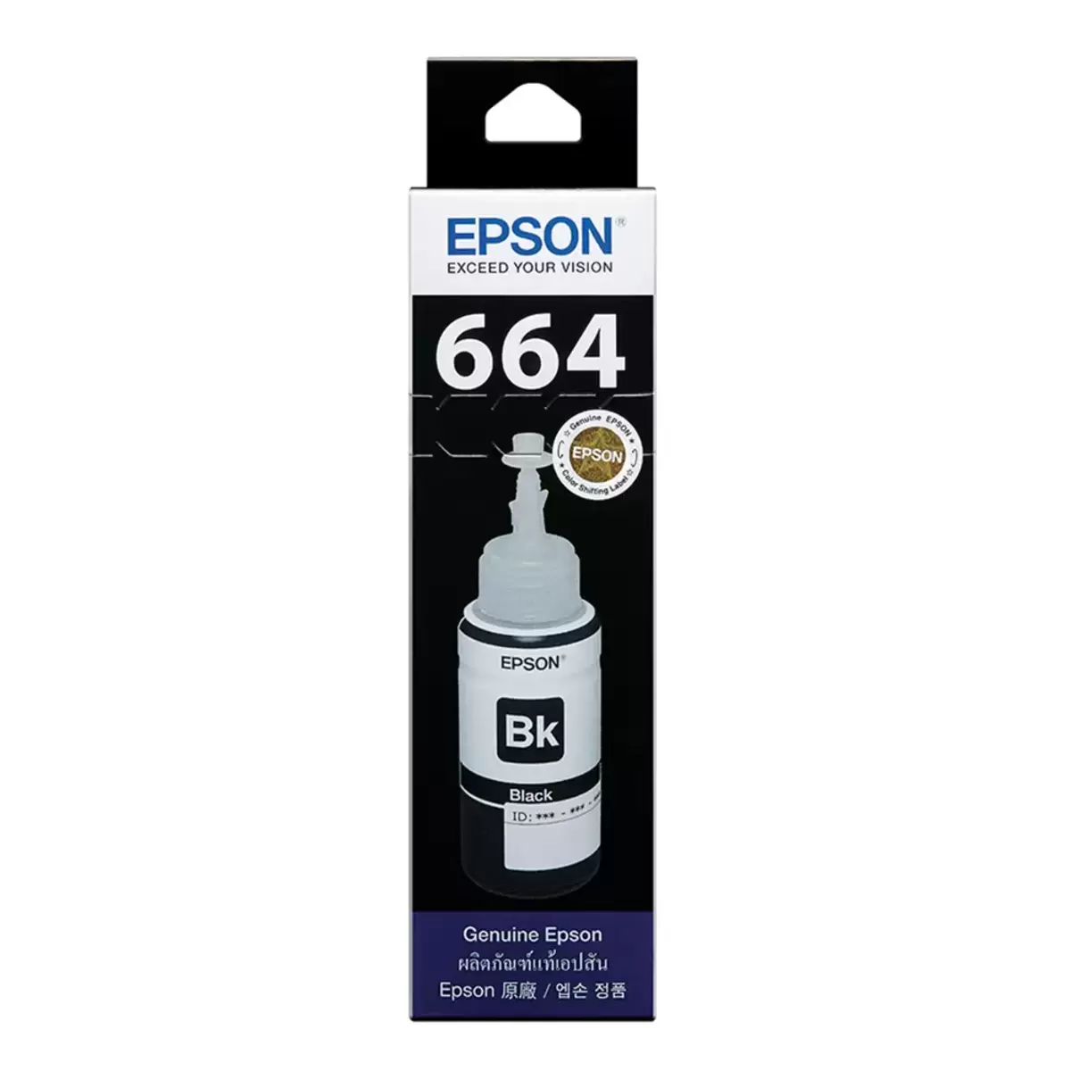 EPSON T664 墨水超值組 黑 X 3入 + 彩色組 x 1入