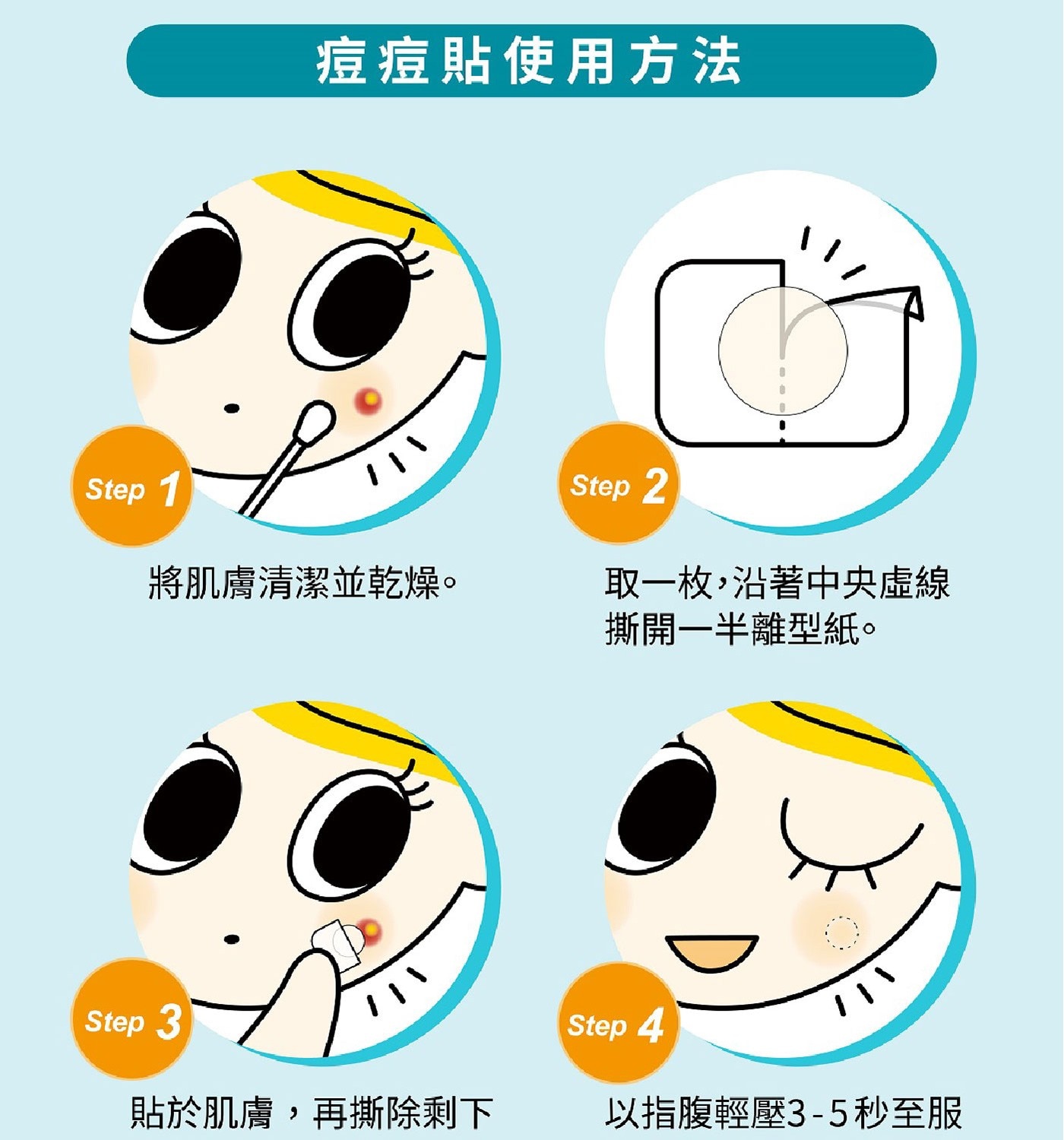 Derma Angel 護妍天使隱形痘痘貼日用包，0.01cm超薄邊服貼升級，全程隱形你的痘痘，霧面裸妝感，一貼就隱形，新一代水膠體，加強吸收。黏性適中，撕除無痛感，隔絕外部髒汙，全天候保護。