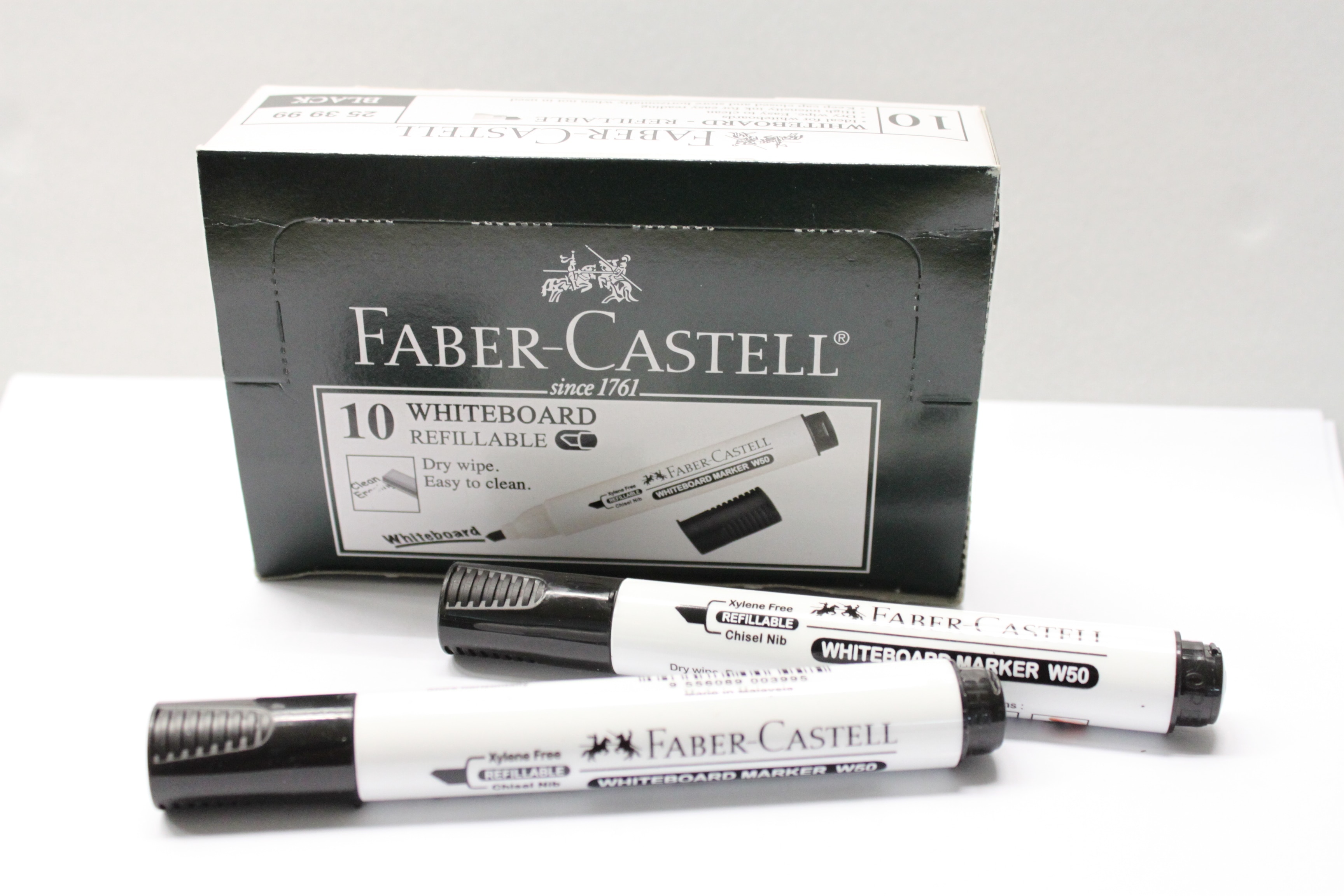 輝柏 可填充式白板筆 - 黑 10支/組，亮麗黑色，環保無毒，可填充墨水重覆書寫。