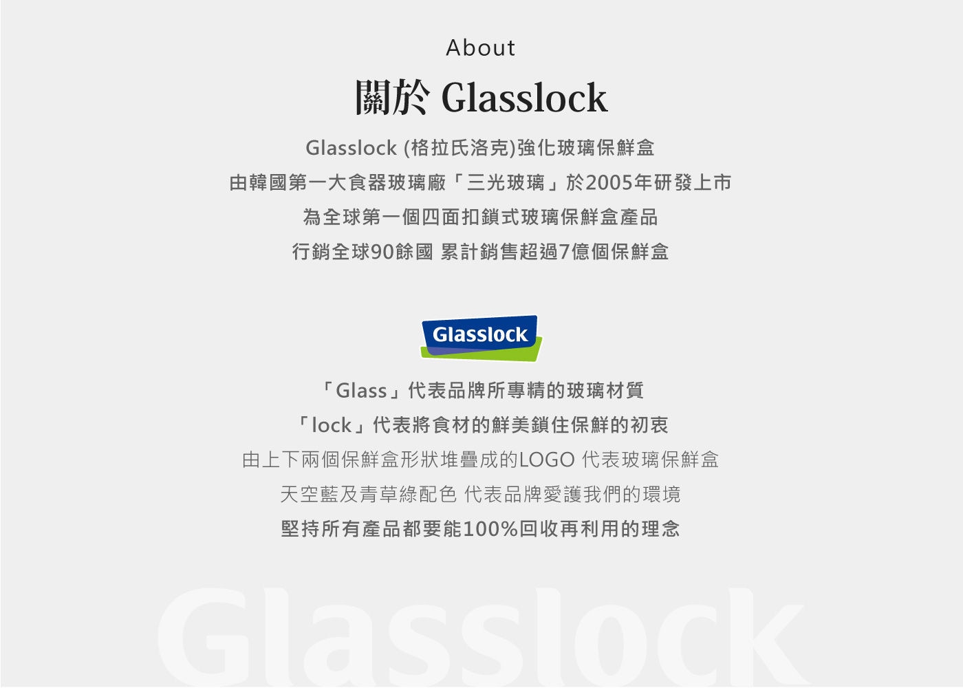 Glasslock 玻璃微波碗含蓋 強化玻璃保鮮盒