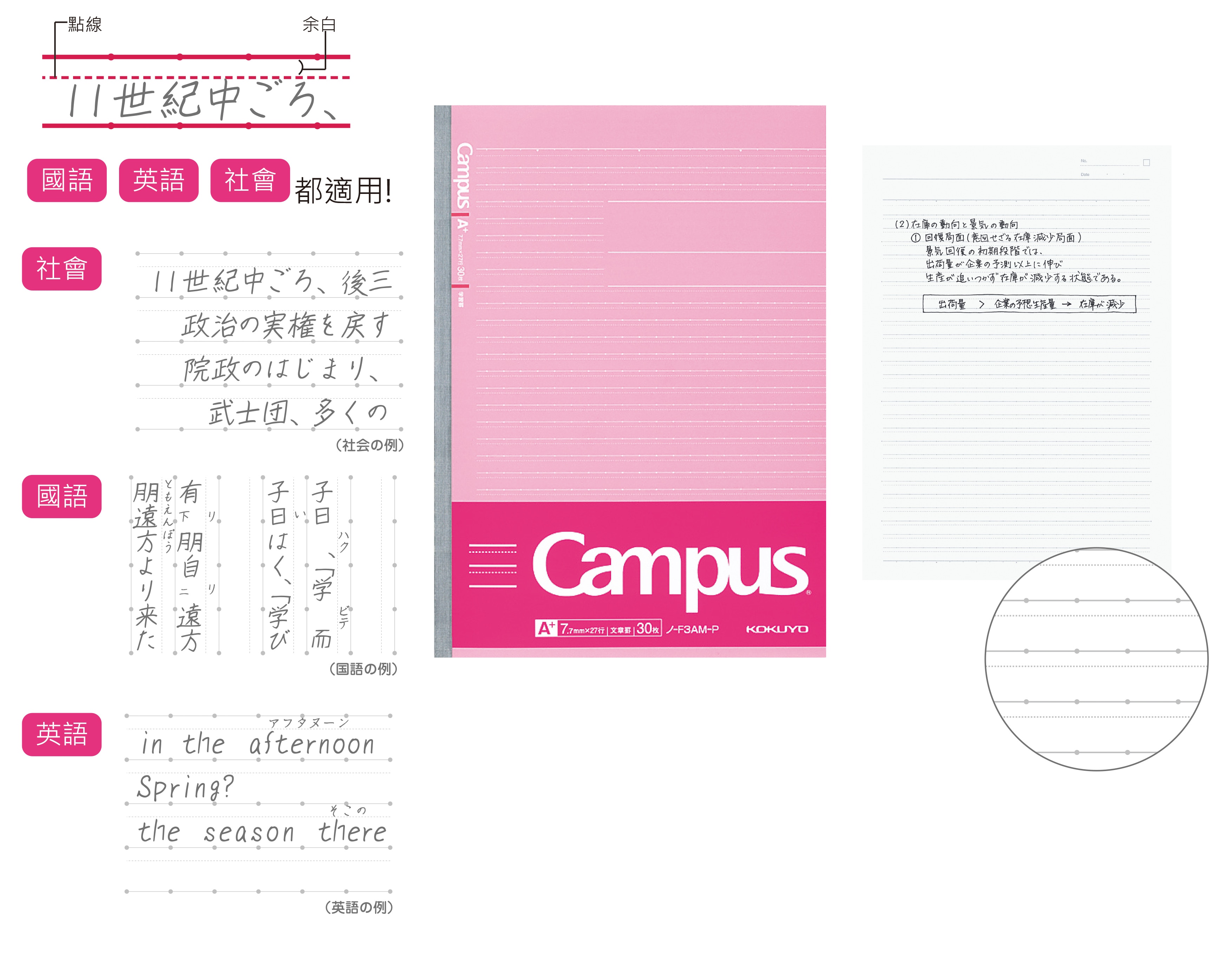 KOKUYO Campus B5 學習用橫線筆記本