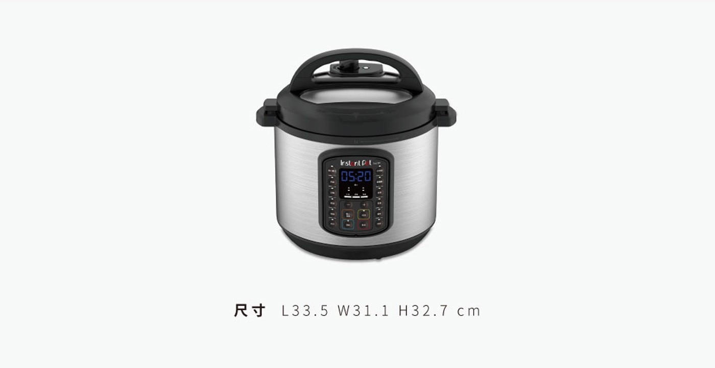 Instant Pot 電子壓力鍋 Duo SV 60 SOUS VIDE 低溫舒肥溫控，5.7公升大容量304不鏽鋼內鍋。