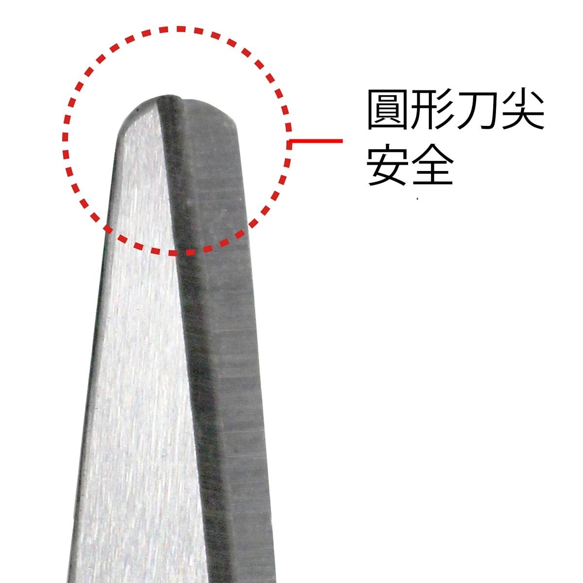 PLUS 不銹鋼剪刀時尚新穎外型設計、握柄柔軟舒適。斜角刀刃，降低摩擦力，省力好剪。軸心POM特殊材質，防止刀刃鬆弛晃動。
