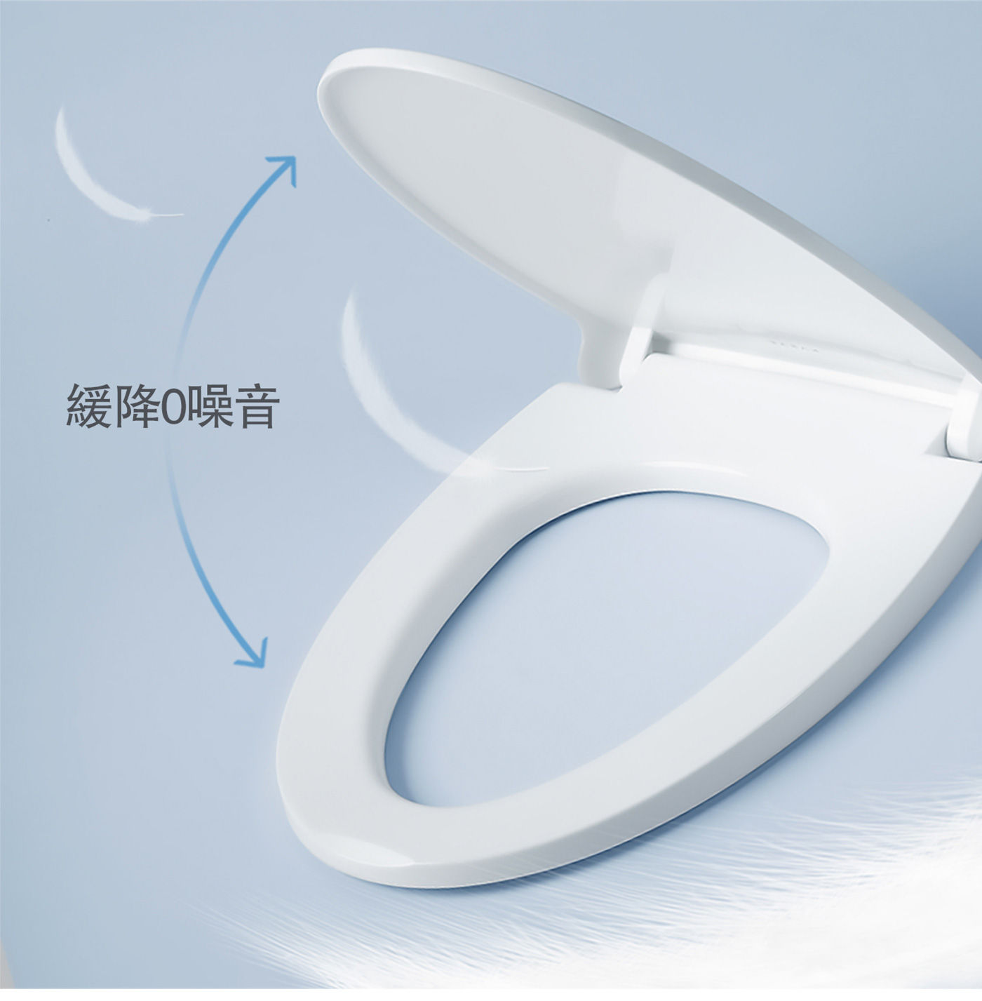 凱樂 K-596 快拆緩降馬桶蓋，雙重緩降0噪音，靜音舒適。