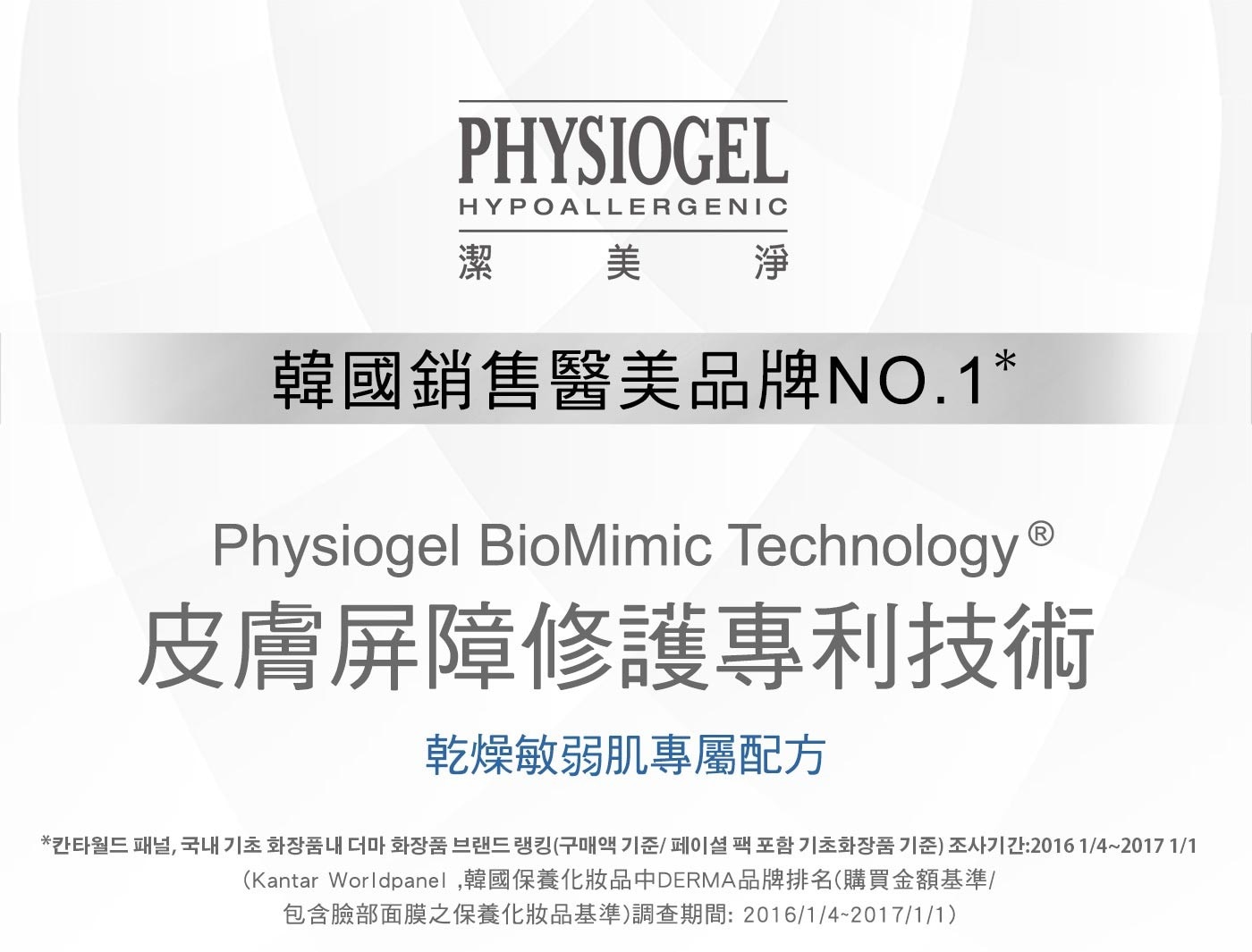 PHYSIOGEL 潔美淨層脂質保濕賦活乳液，乾燥敏感性肌膚專屬配方，舒緩肌膚乾燥，有效修護及強化肌膚保濕屏障，還原肌膚原有保護力。