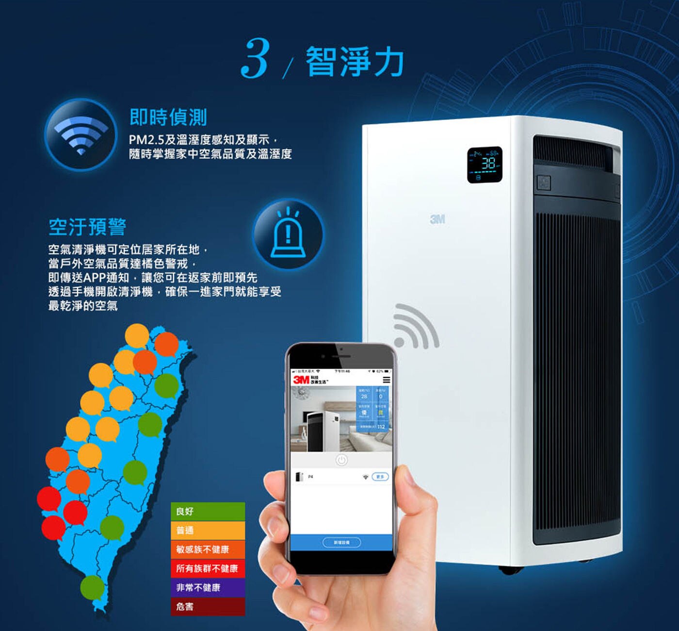 3M 全效型空氣清淨機