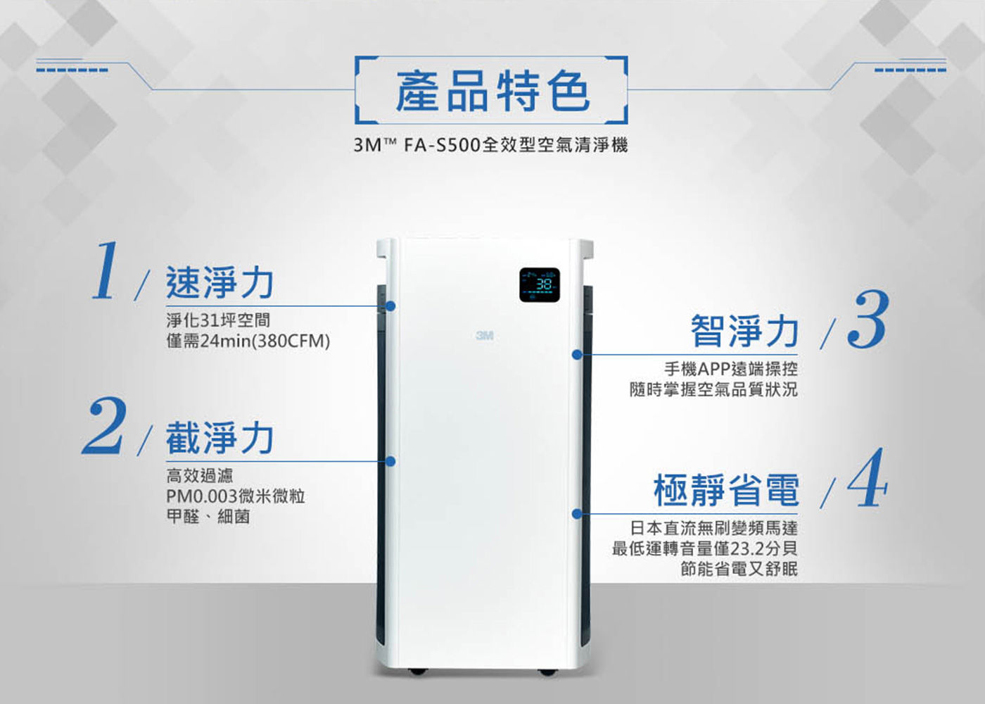 3M 全效型空氣清淨機