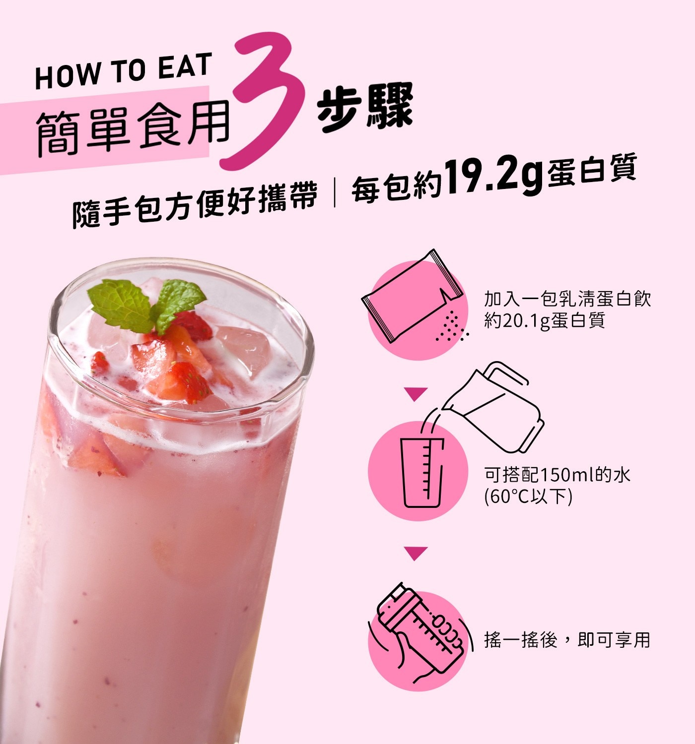 隨手包方便好攜帶|每包約19.2g蛋白質