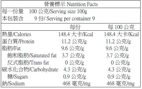 元進莊冷凍南洋咖哩雞添加椰漿與黃咖哩,簡單加熱即可食用。