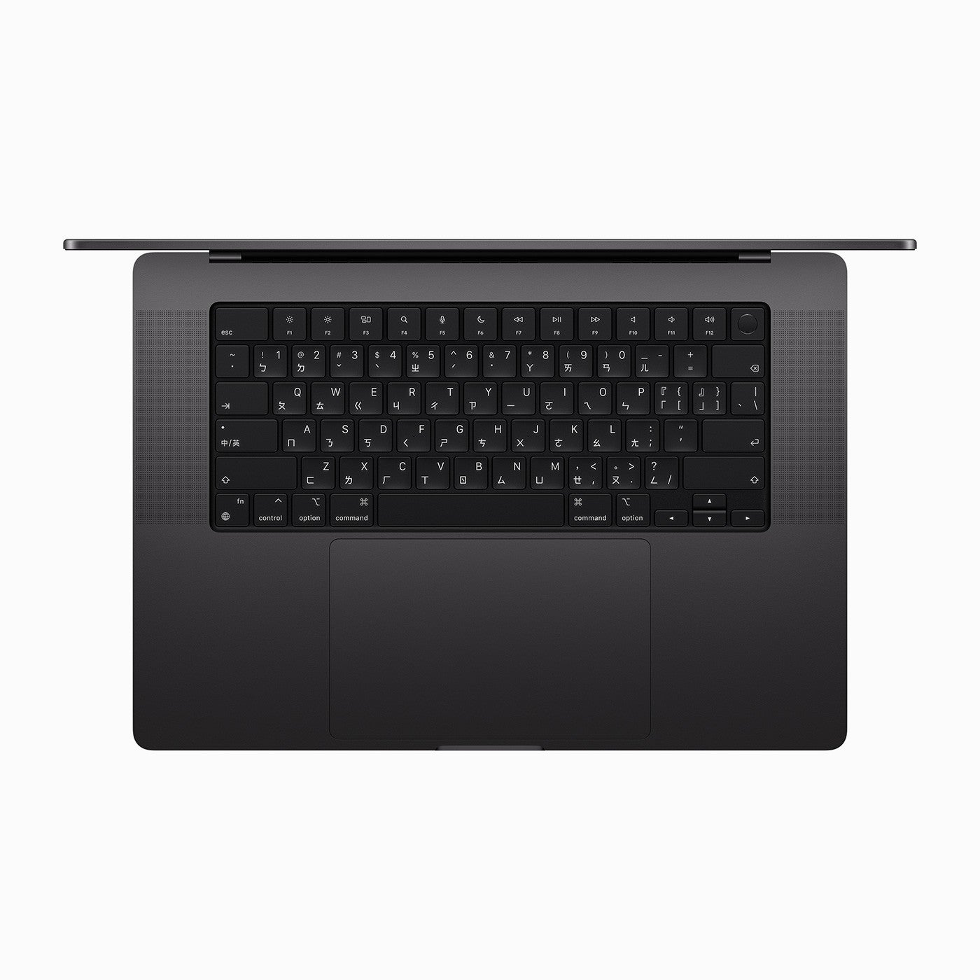Apple MacBook Pro 16吋 黑色。