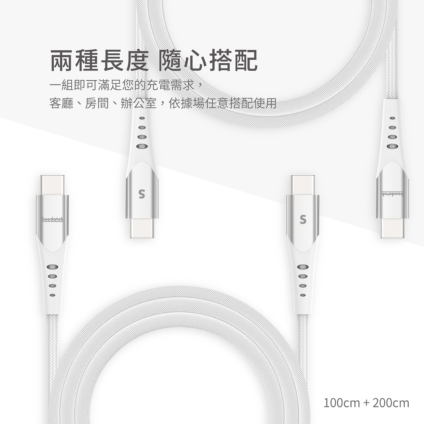 Soodatek GaN PD 65W 氮化鎵高速充電 USB-C 套裝