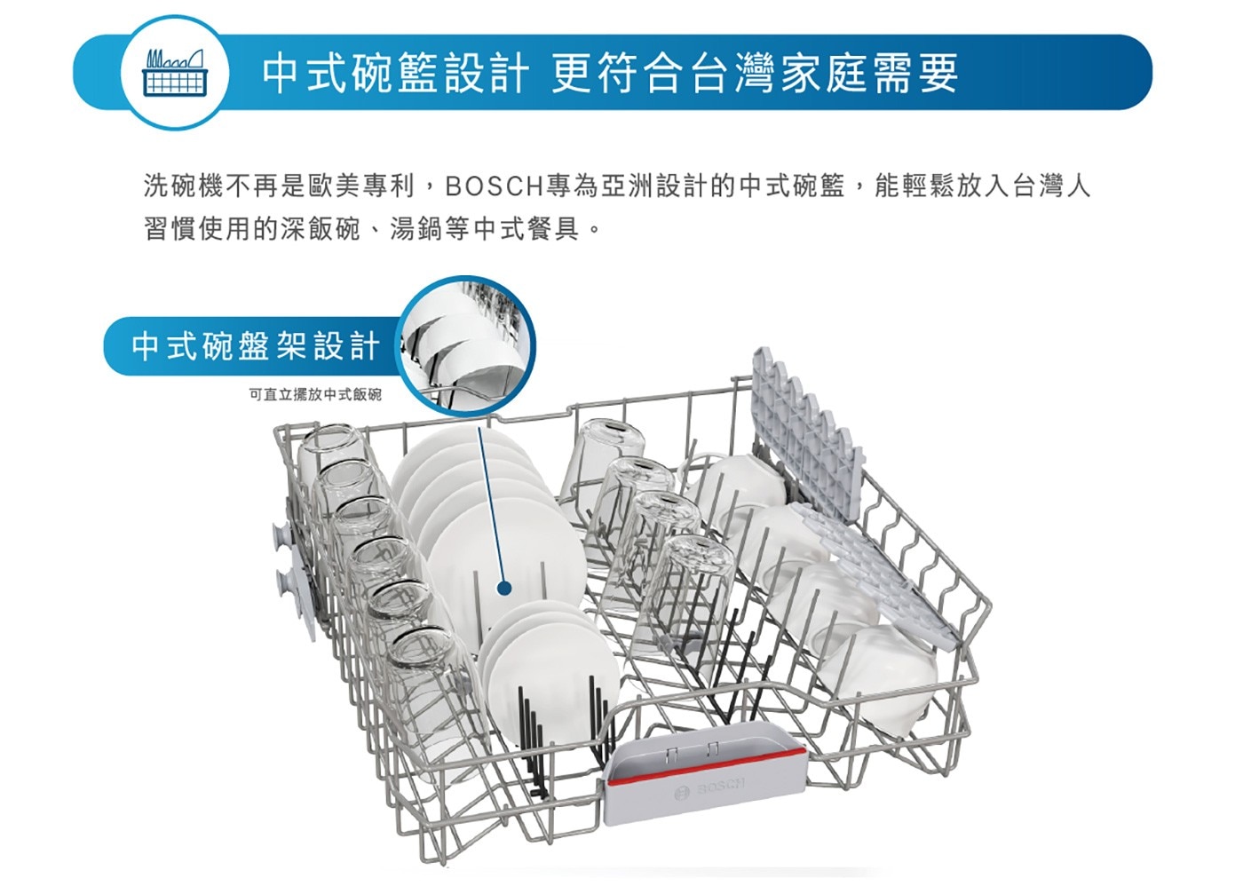 BOSCH 60CM 獨立式洗碗機 SMS4ITW00X 產品敘述