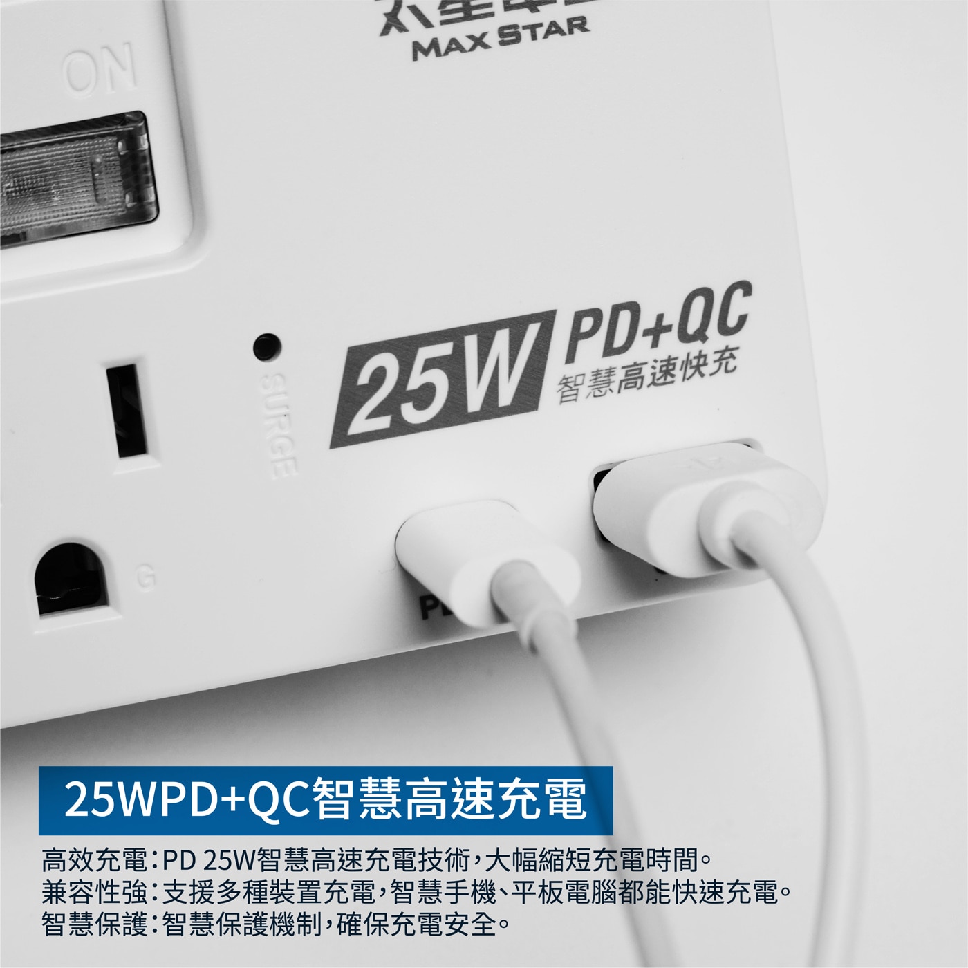 太星電工 PD25W 二開二插壁插 X 2入裝