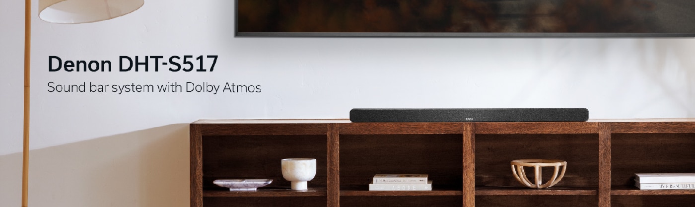Denon 3.1.2 聲道 Soundbar 重低音組合 DHT-S517