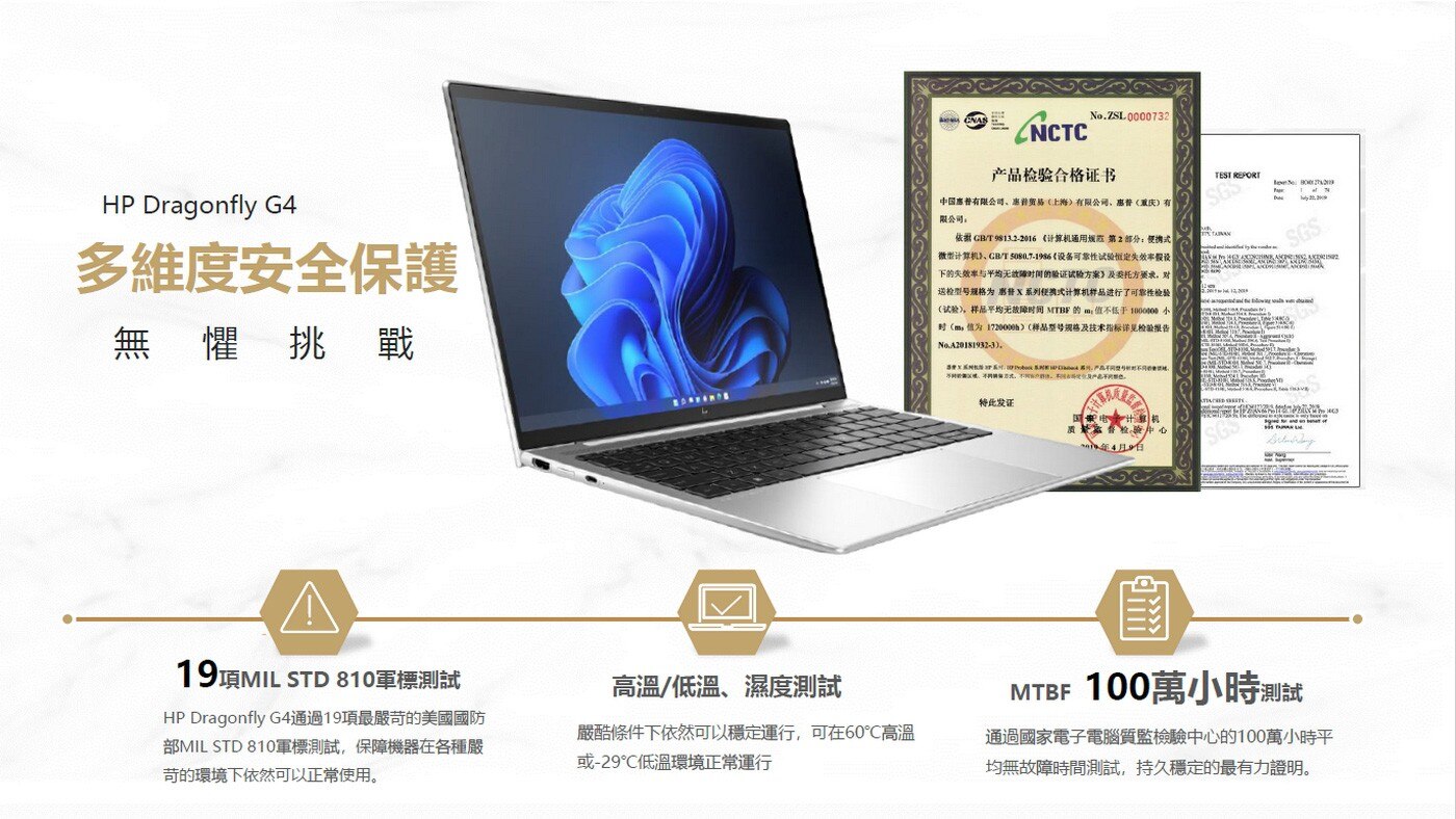 HP Elite Dragonfly G4 13.5吋 i7 高端商務筆電