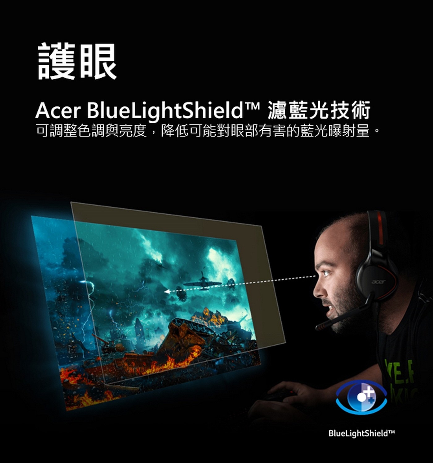 Acer 23.6吋 曲面螢幕 ED240Q H