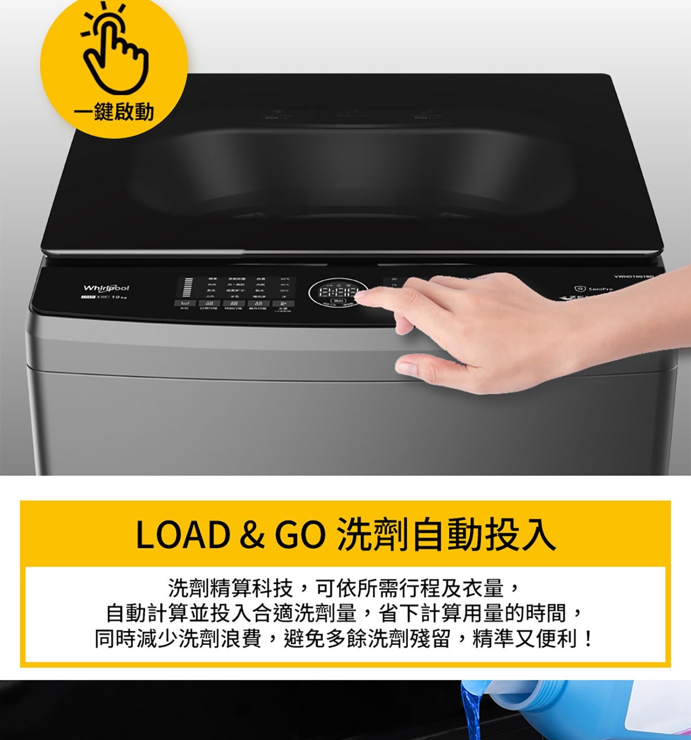 Whirlpool 19公斤 洗衣機