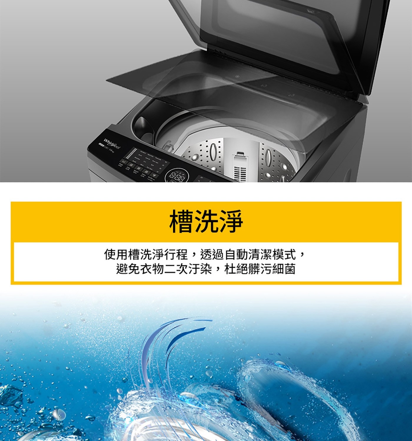 Whirlpool 19公斤 洗衣機