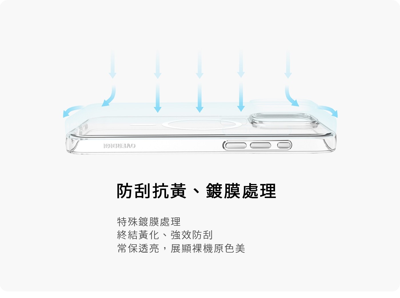 iPhone OVERDIGI Aurora V3 磁吸抗黃防摔透明殻 搭配二次強化滿版玻璃保貼  獨立金屬按鍵