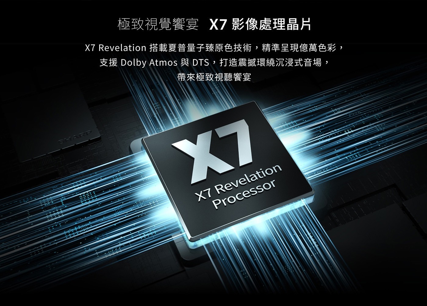 夏普 50吋 4K UHD 顯示器 4T-C50HL6500X，HDR 10 / HLG / Dolby vision，Dolby Audio / Dolby Digital Plus / Dolby  Atmos/ Dts，ALLM自動低延遲模式/ VRR可變刷新率/ MEMC動態補償，Google TV 操作系統，太陽能藍牙語音遙控器。