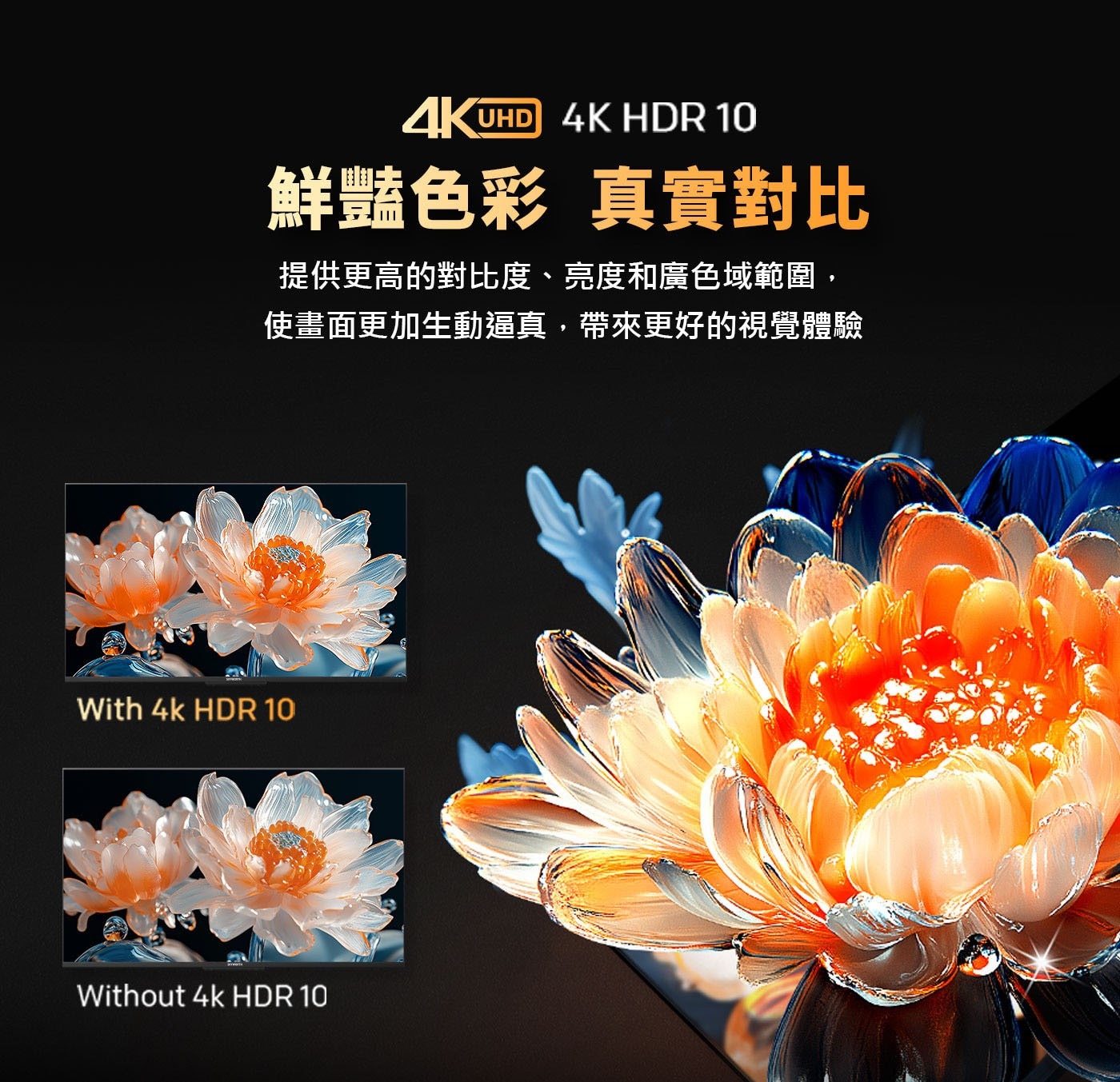 創維55吋4K 聯網液晶顯示器55G6500H 3入組，Youtube、Netflix 一鍵即開記憶體容量 2+32 GB， Dolby ATMOS 音效系統，Google Assistant 智慧語音遙控器，支援3規HDR。