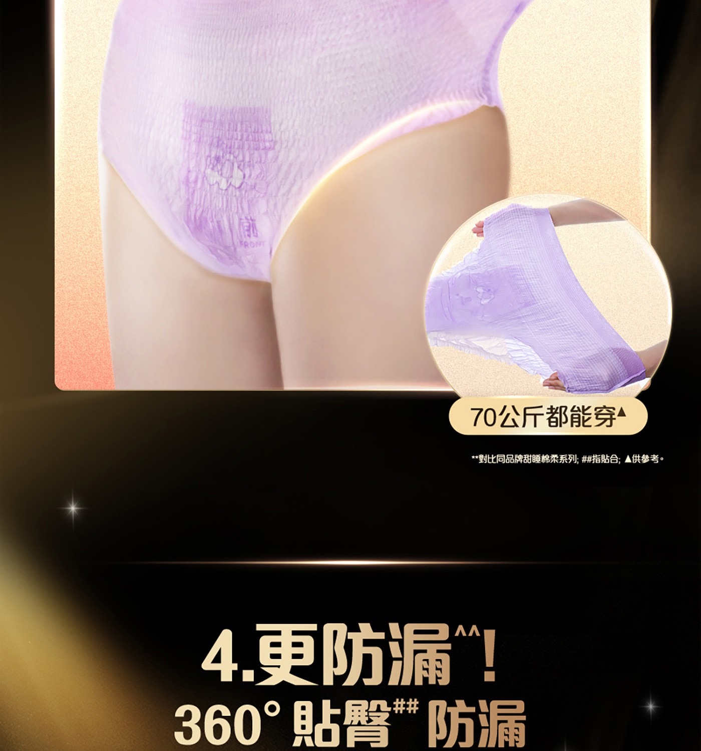好自在無痕安心褲 6片 X 3包