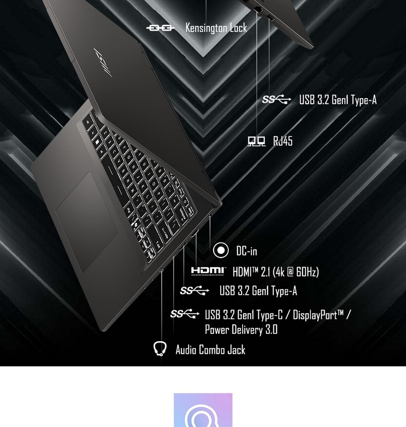 MSI Venture 15 AI 15.6吋 Copilot + PC AI 筆電 A1MG-008TW，處理器：Intel® Core™ Ultra 7 processor 155H，記憶體：DDR5 16GB(5600MHz)，硬碟：1TB NVMe PCIe Gen4  SSD ，顯示晶片：Intel® Arc Graphics。
