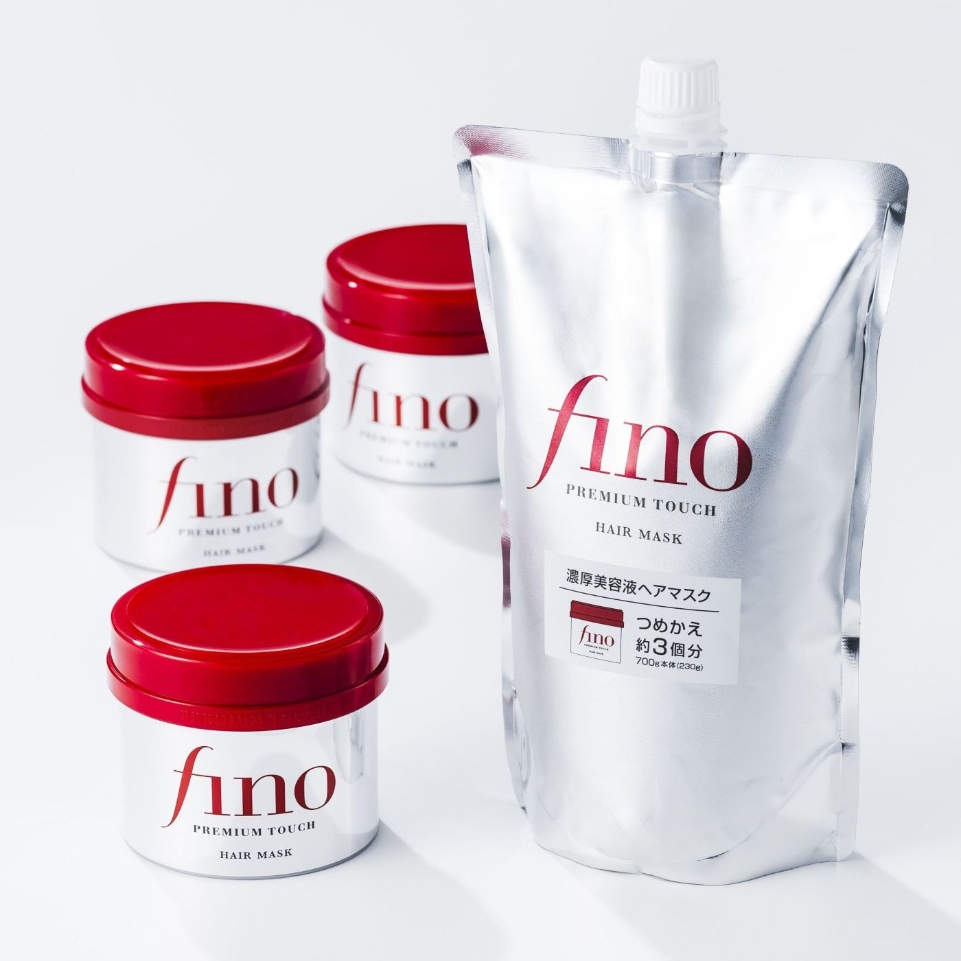 FINO 高效滲透護髮膜組 230克+補充包700克• 添加角鯊烷、珍珠精華、蜂王乳精華、EX海藻糖