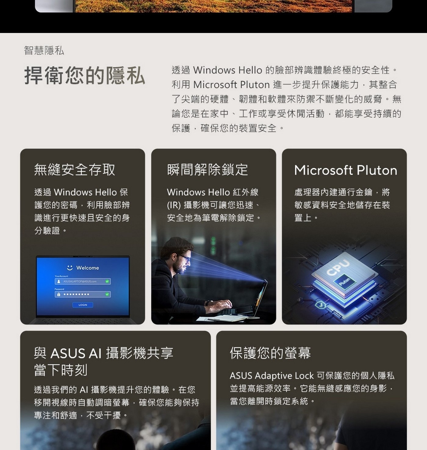 無縫安全存取 瞬間解除鎖定