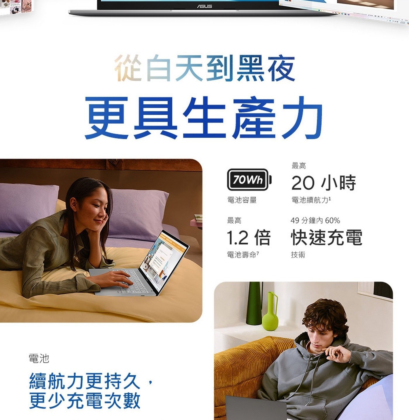 ASUS Vivobook S14 14吋 AI筆記型電腦 S3407CA-0072G225H 保固：2年