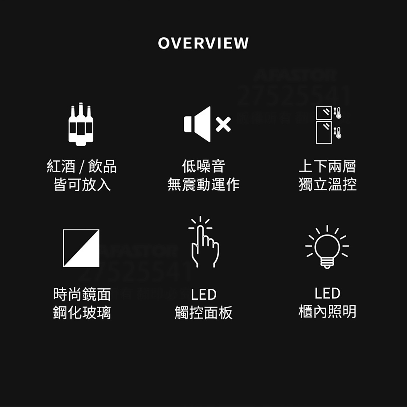 Haier  半導體紅酒飲料櫃/68升制冷方式 半導體晶片製冷系統