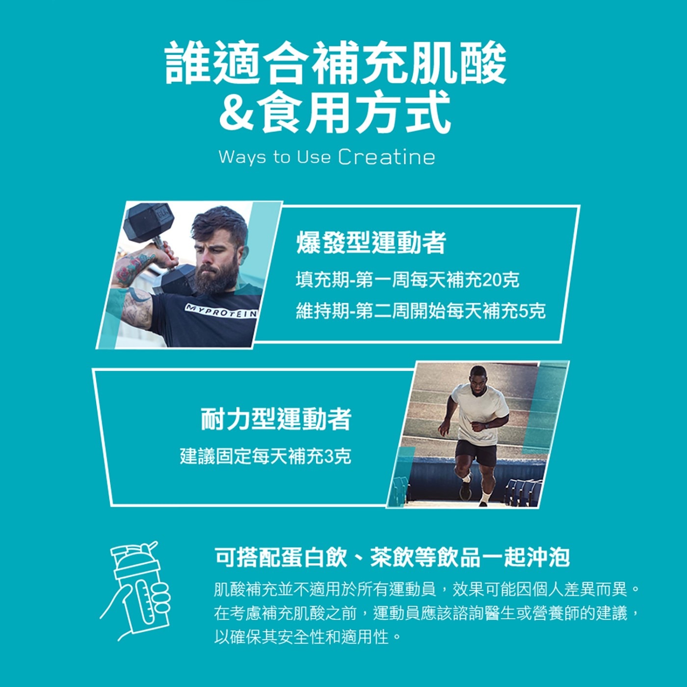 Myprotein 水肌酸粉 原味 1公斤，力量訓練的理想選擇，有助於提高力量和能量，權威評測網 LABDOOR 評為 A 級產品。