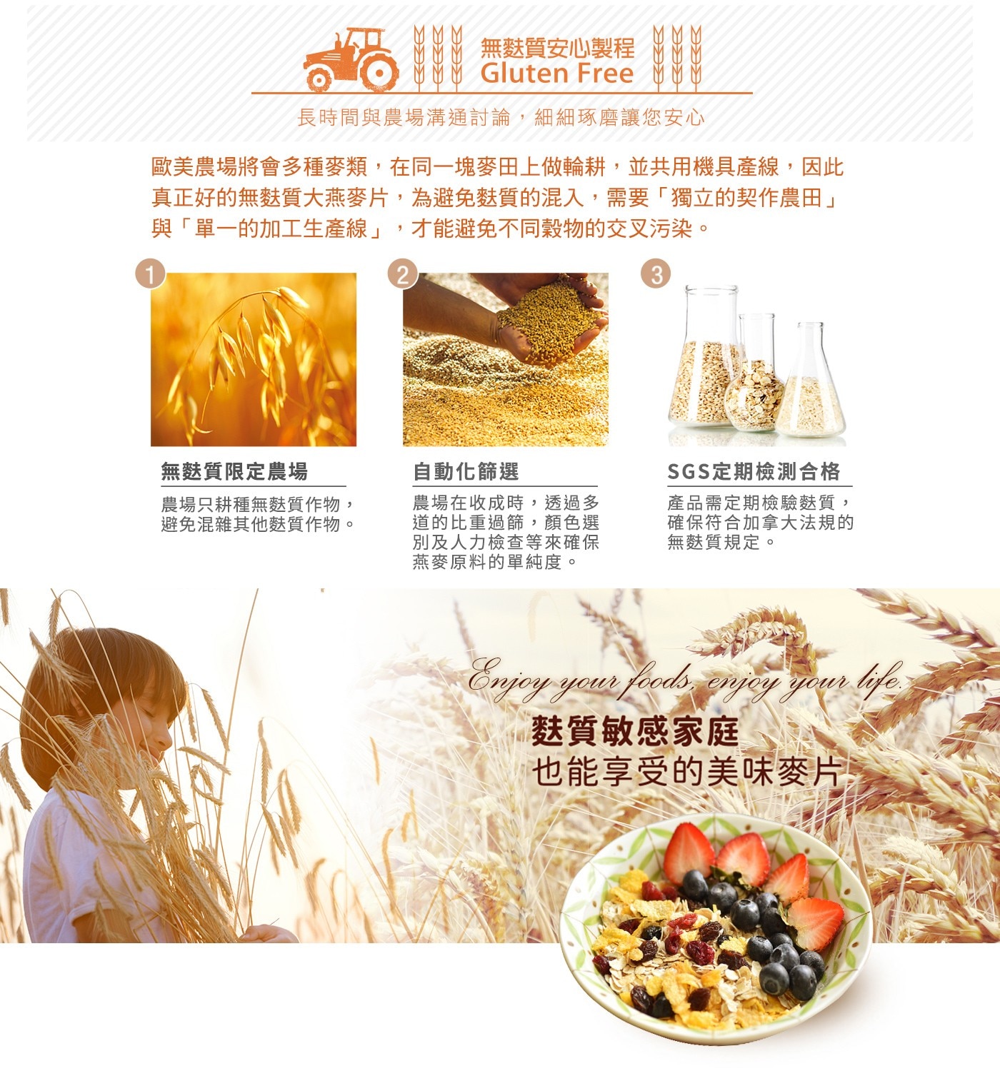 米森 有機無麩質野莓燕麥片 450公克 X 2包，專業無麩質(Gluten Free)安心製程，即沖即食，含膳食纖維，完全熟化，細緻薄片、口感綿密。