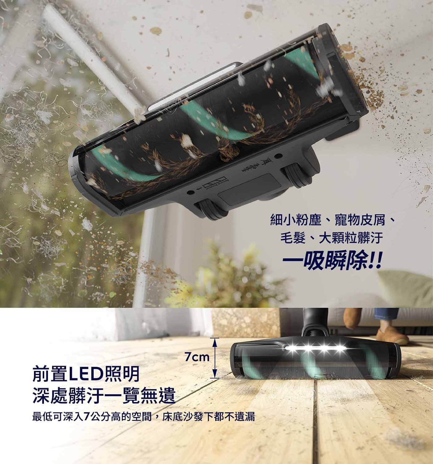 伊萊克斯 無線濕拖吸塵器 EFP61712，一鍵秒清集塵盒，單次充電即享50分鐘，超長效續航清潔力，硬質地板拋光吸頭，五重高效高濾系統。