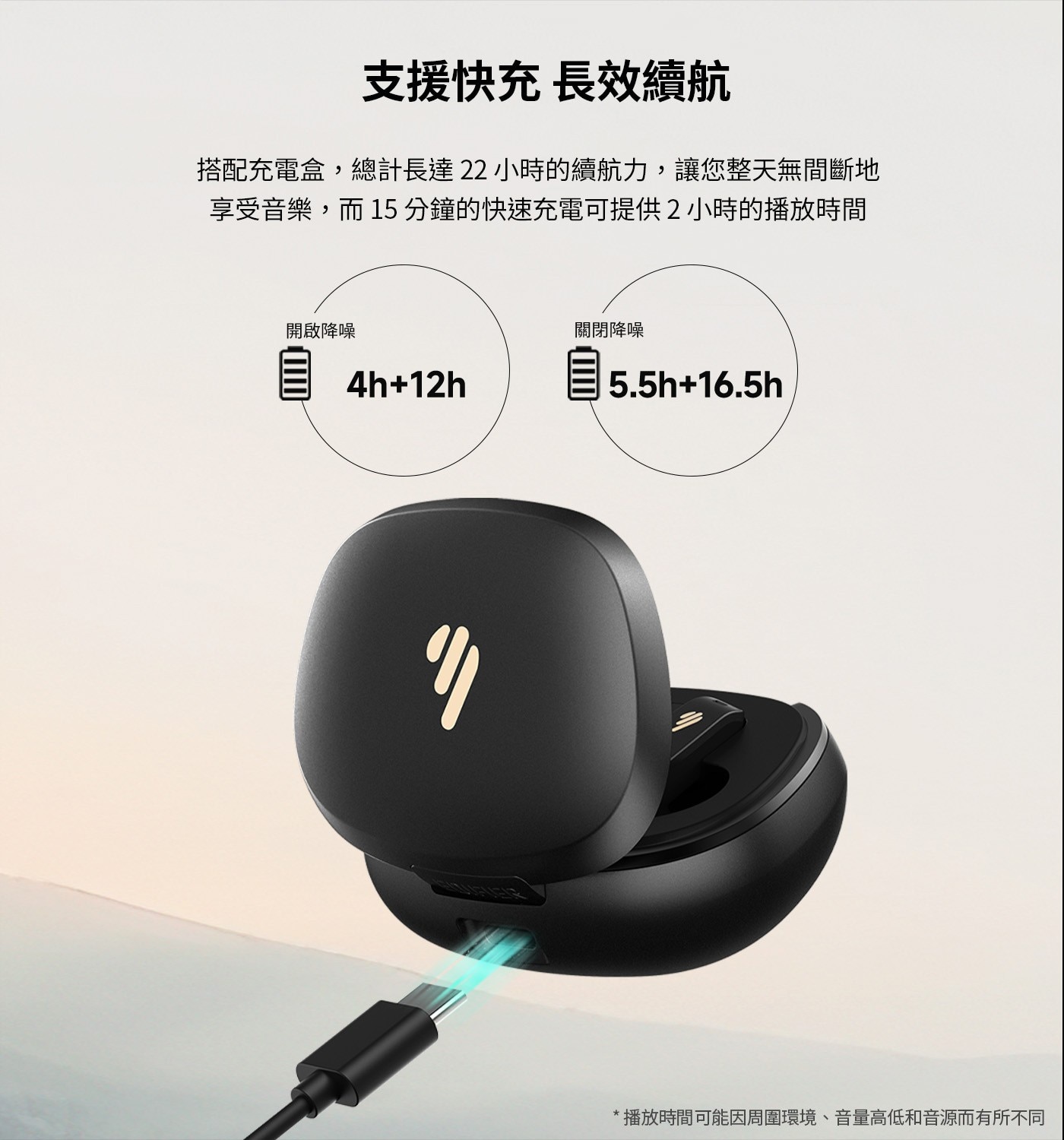 EDIFIER Neobuds Pro 2 旗艦藍牙抗噪耳機寬頻多管道 主動降噪 ANC 深度降噪至 -50dB