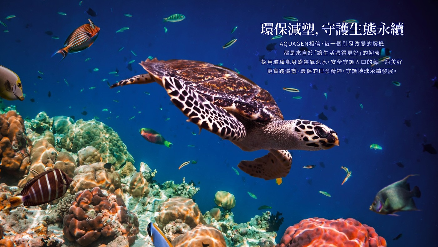 AQUAGEN 海洋深層氣泡水 330毫升 X 24入，全球唯一碳中和認證的氣泡水品牌，蘊含四大礦元素：鎂、鈣、鈉、鉀等微量礦物元素，綿密氣泡口感，被譽為水中香檳，適合佐餐。
