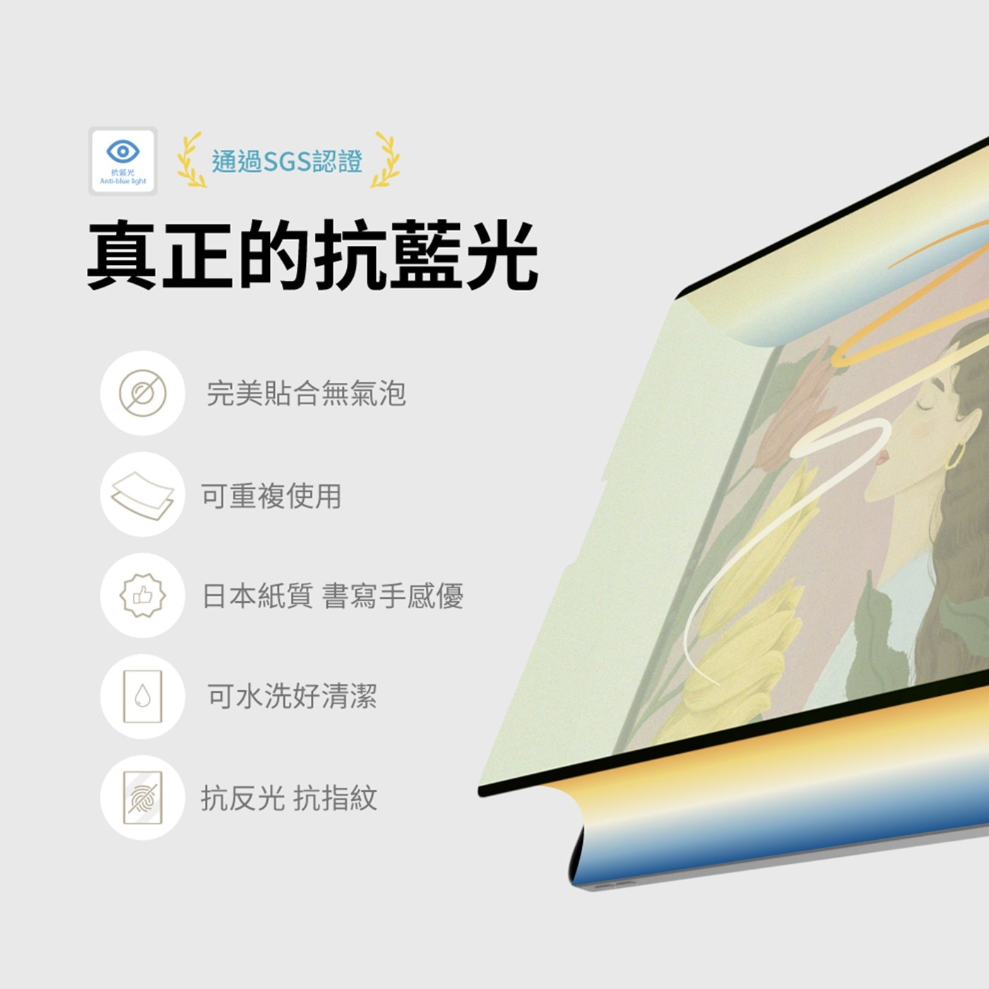 eiP 奈米2膜 iPad類紙膜 抗藍光版 iPad mini6/7