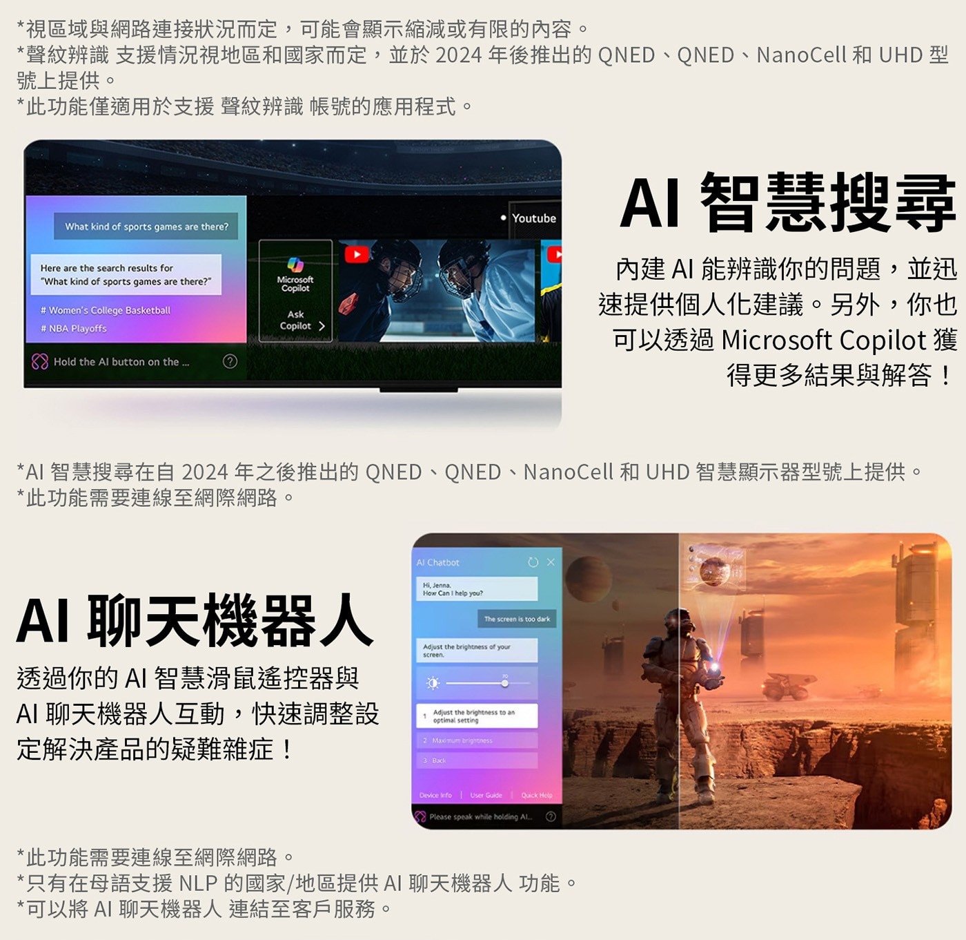 LG 55吋Nanocell 一奈米 AI 4K 智慧顯示器