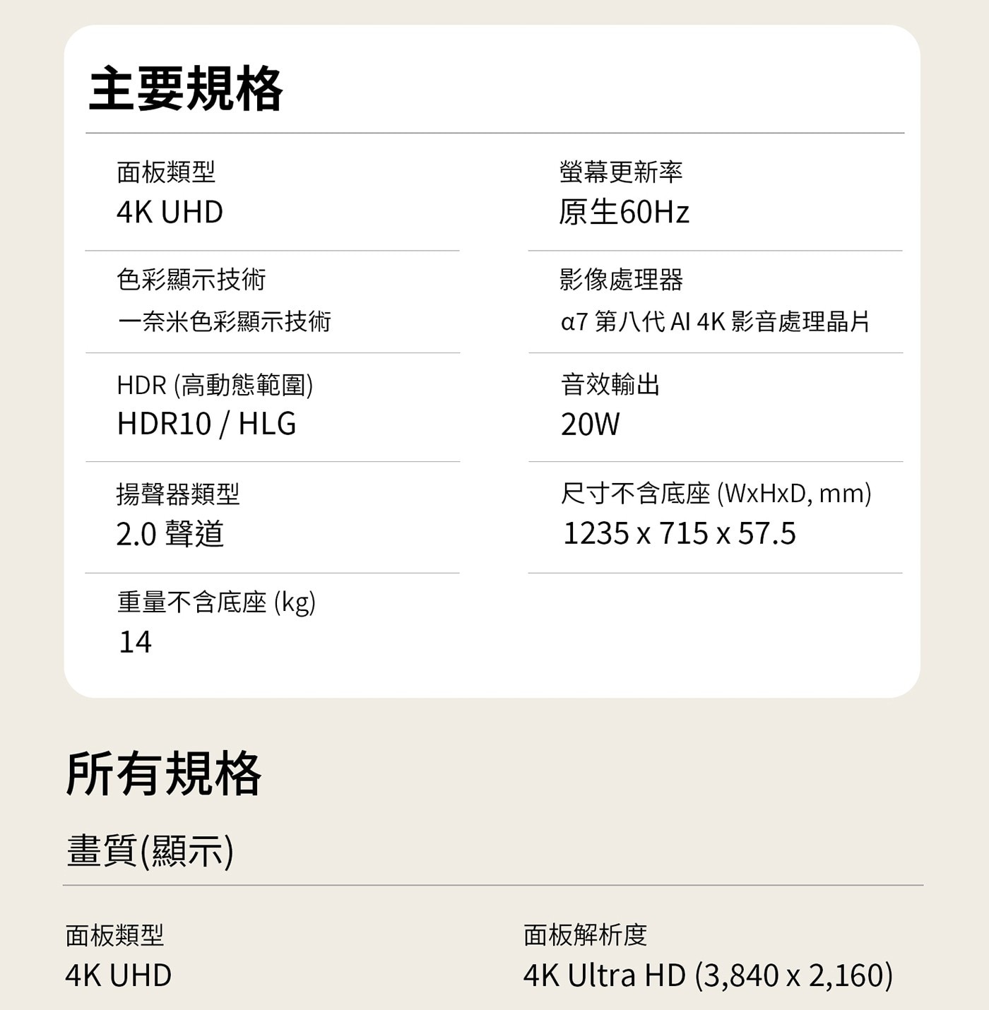 LG 55吋Nanocell 一奈米 AI 4K 智慧顯示器