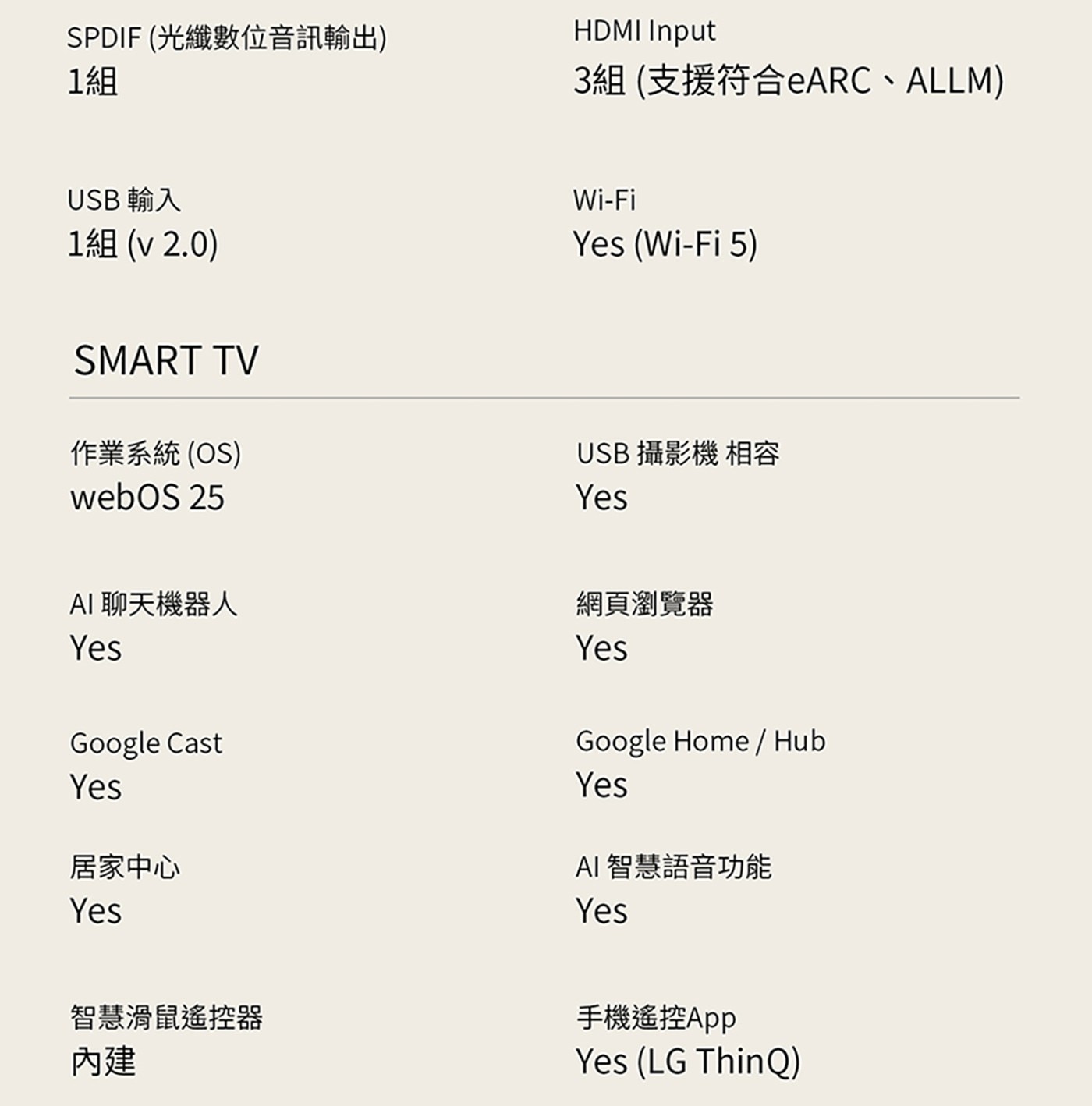 LG 50吋QNED AI 4K 智慧顯示器