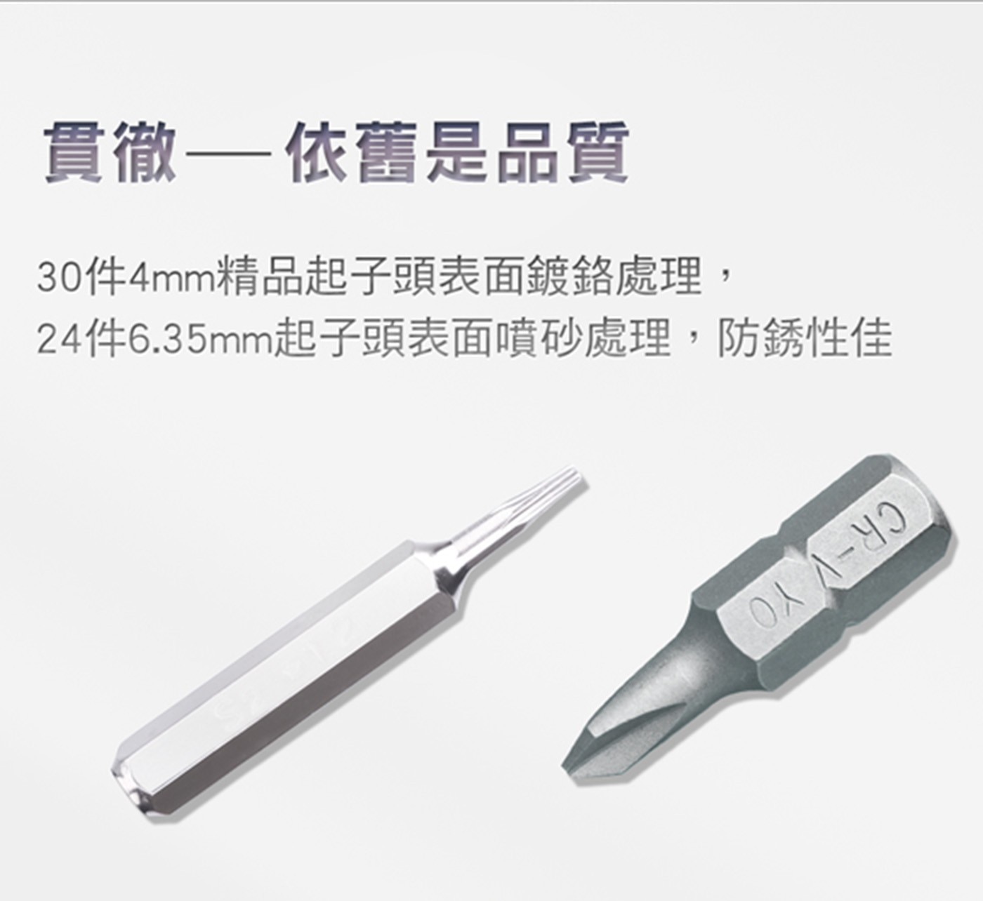 Pro'sKIT寶工 57合1維修螺絲起子组1. 含4mm & 1/4