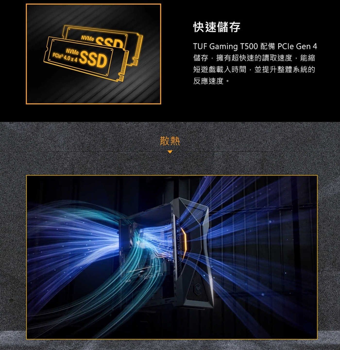 ASUS I7 電競電腦主機 H-T500MV-13620H425W6T