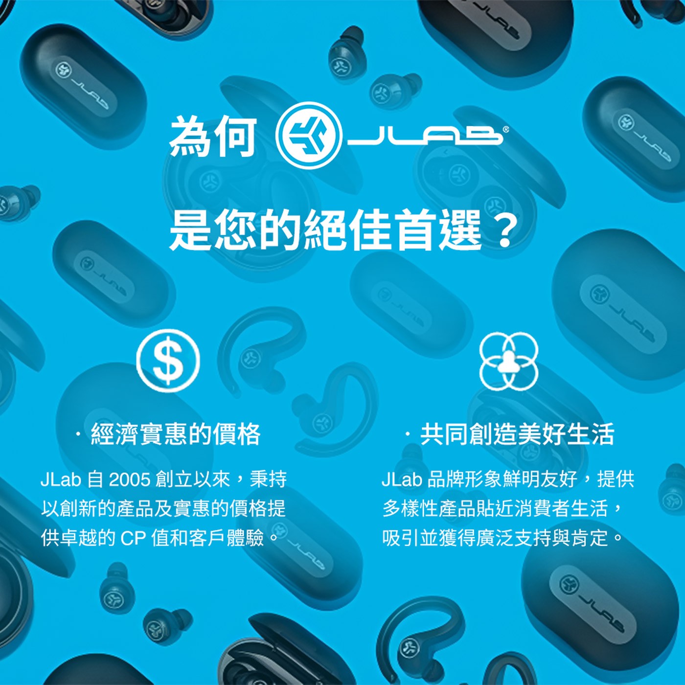 JLab Epic Sport ANC 3 運動降噪真無線藍牙耳機,經濟實惠的價格,共同創造美好生活