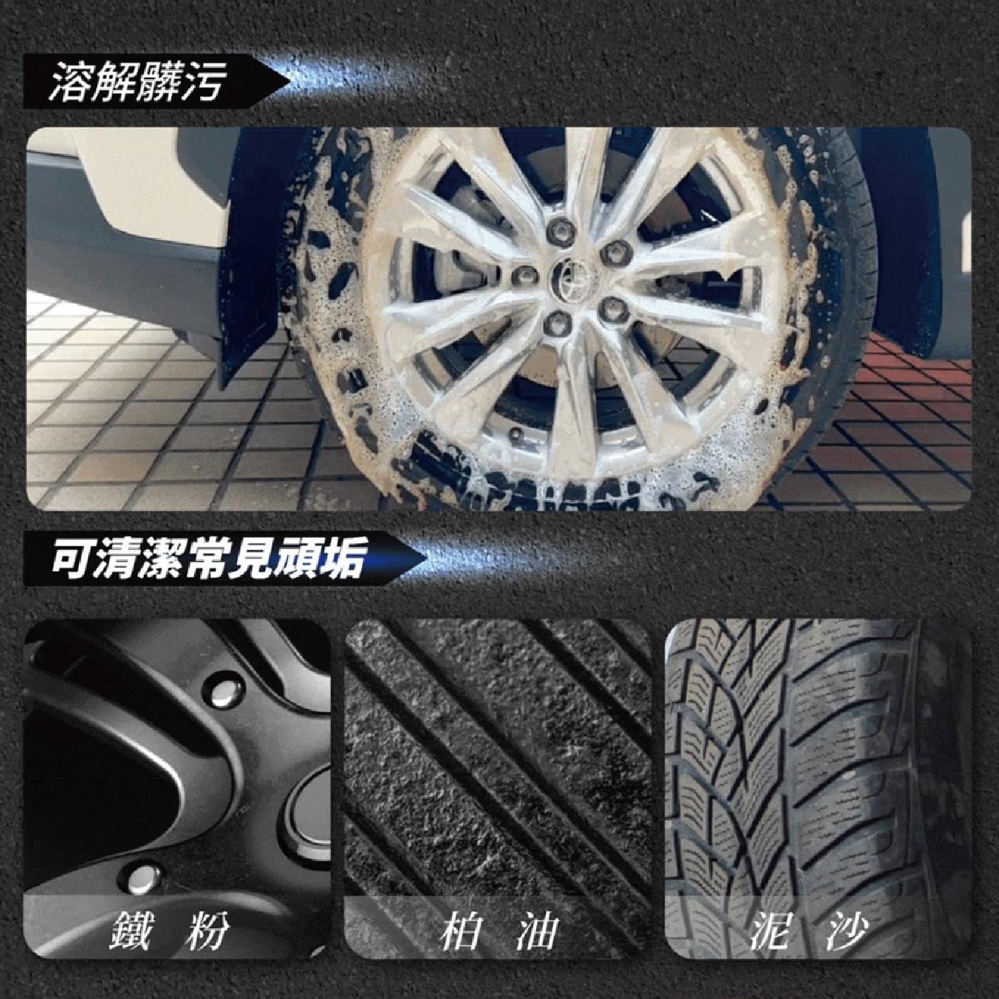 Soft99 好神輪圈輪胎清潔劑 800毫升 X 2入,可清潔常見頑垢,鐵粉,柏油,泥沙