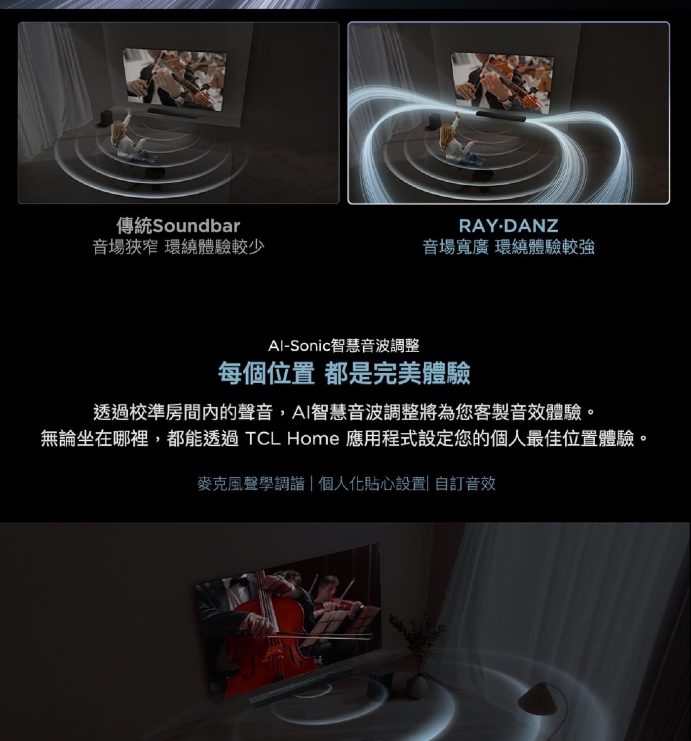 TCL Q75H 5.1.2聲道 家庭劇院聲霸全商品保固一年