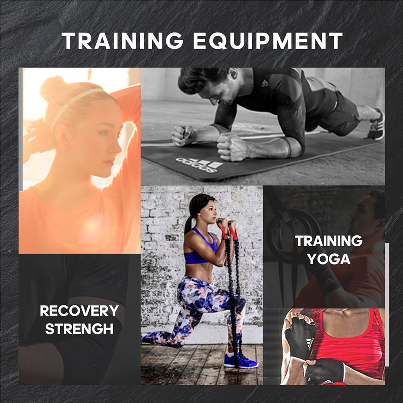 TRAINING EQUIPMENT TRAINING YOGA RECOVERY STRENGH