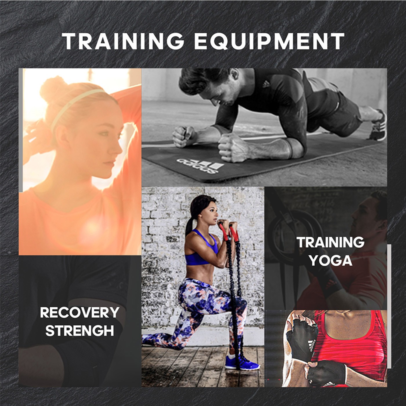 TRAINING EQUIPMENT TRAINING YOGA RECOVERY STRENGH